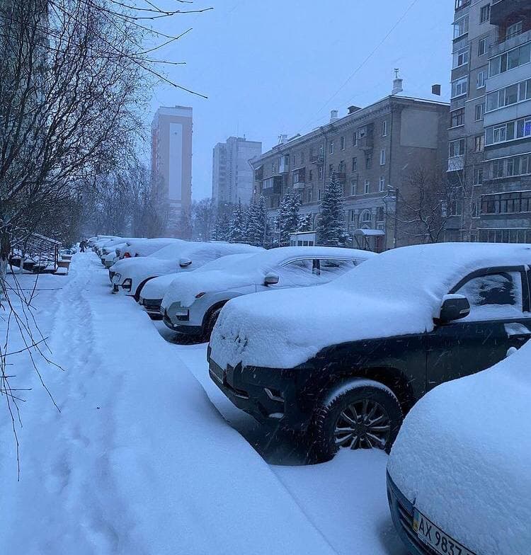 Харьков замело снегом. Фото: instagram
