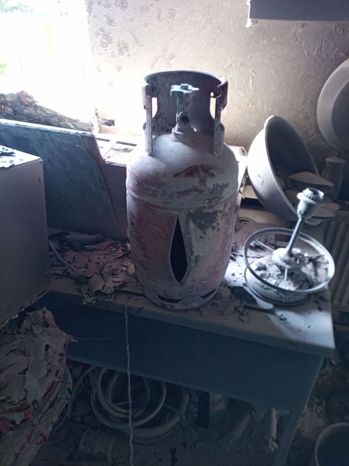 В жилом доме Харькова взорвался баллон с газом. Фото: Facebook / ГСЧС