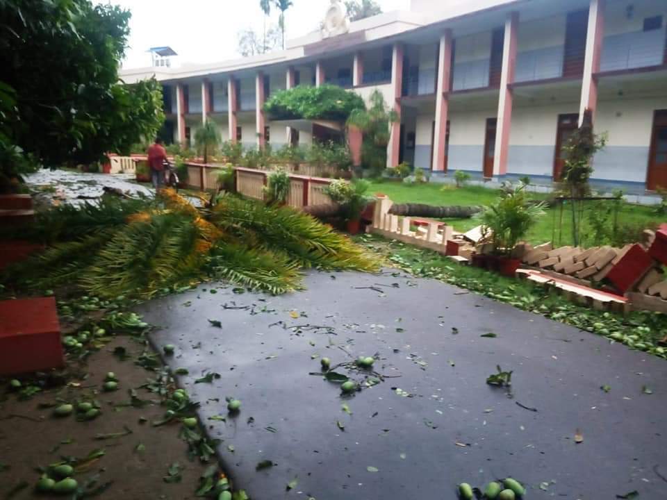 В Индии объявили стихийное бедствие. Циклон Амфан разрушил миллион домов. Фото: Twitter / deepscribble