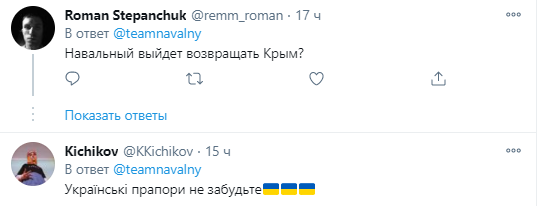 В соцсетях возмущены призывом выйти за Навального в Симферополе. Скриншот https://twitter.com/teamnavalny/status/1351923712728174594