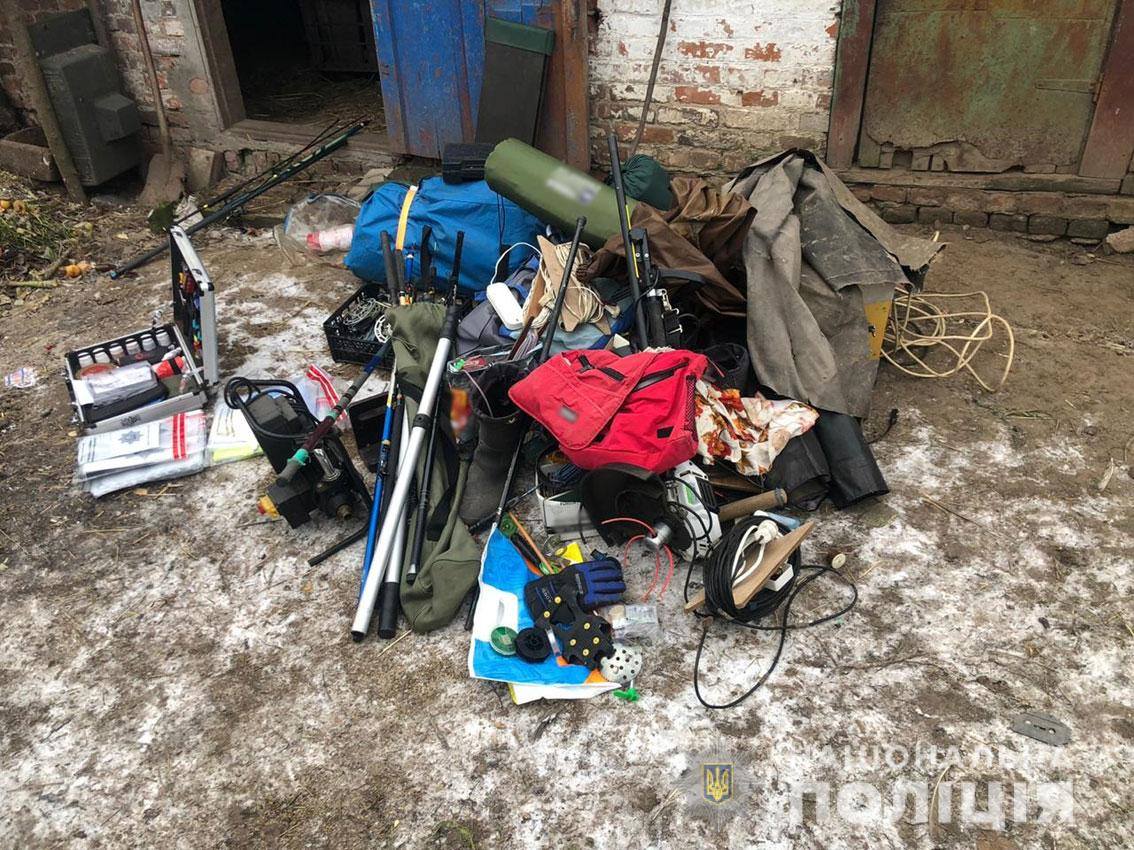 Вещи, украденные из домов в Черниговской области 