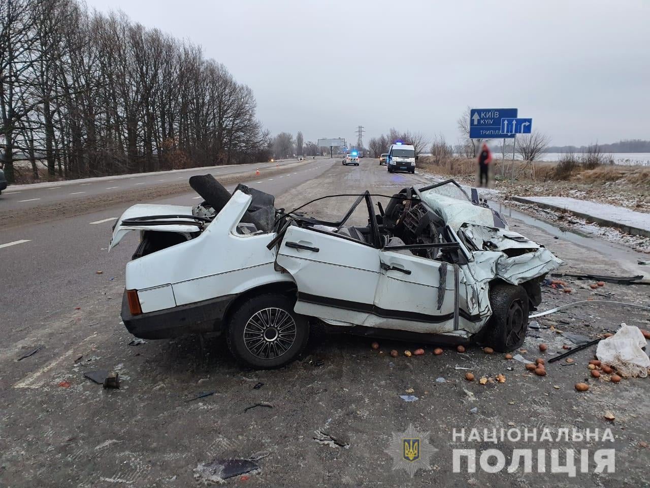 пострадавший в дорожно-транспортном происшествии под Киевом умер