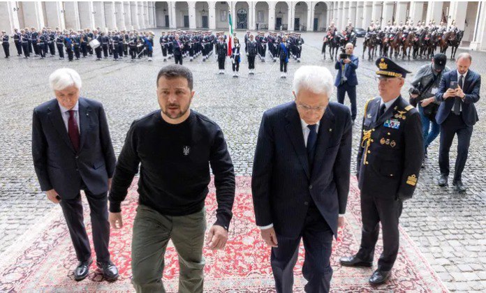 Зеленский в Риме встретился с президентом Италии