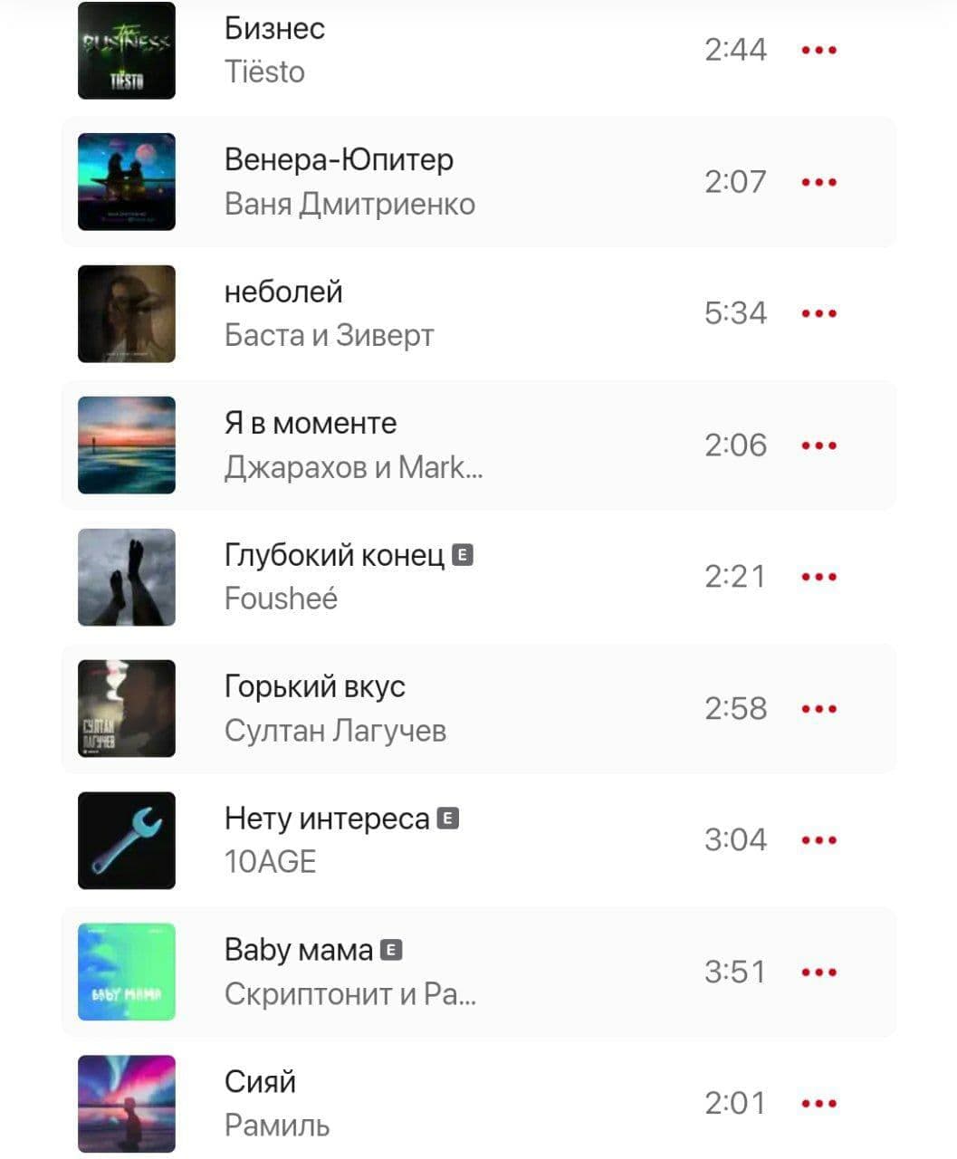 Популярные хиты в Украине