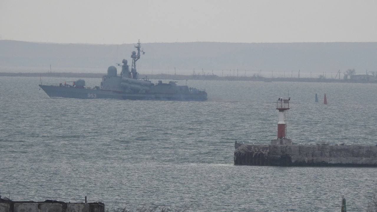 Военные корабли России зашли в Азовское море