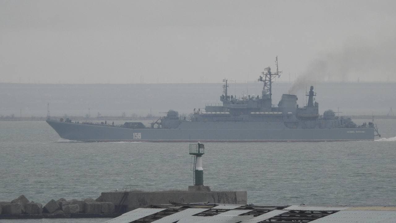 Российские корабли зашли в Азовское море
