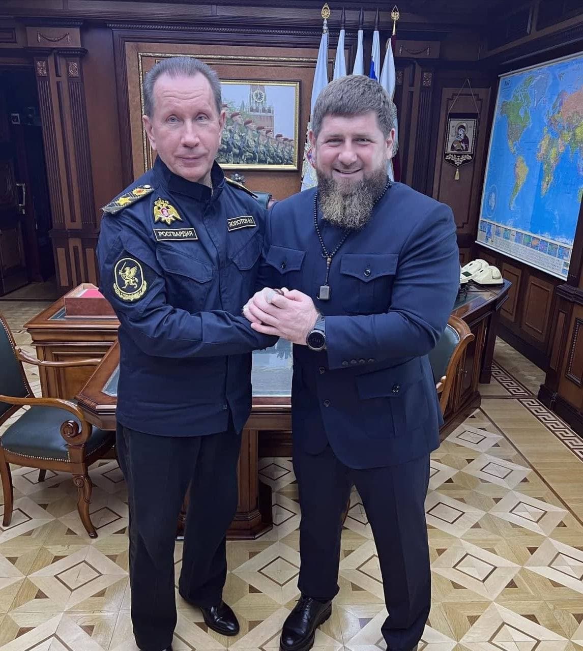 Кадыров встретился с Золотовым