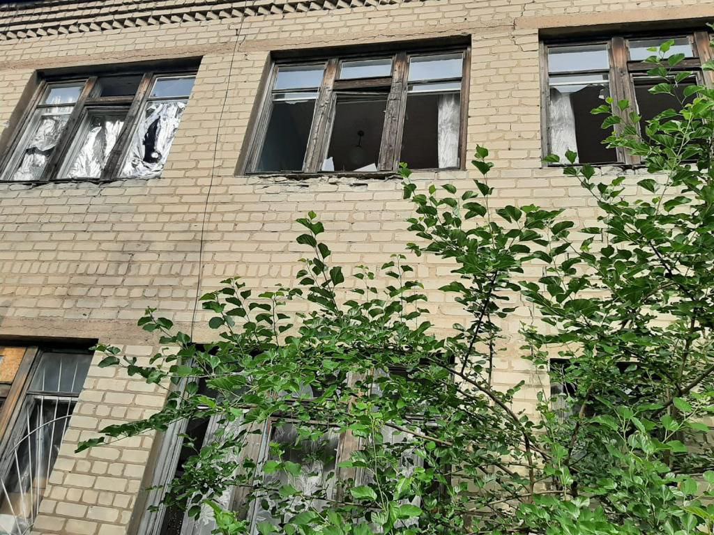 Последствия обстрелов Донецкой области