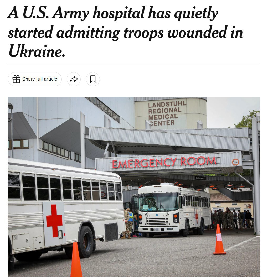 В Германию начали привозить раненых в Украине американцев
