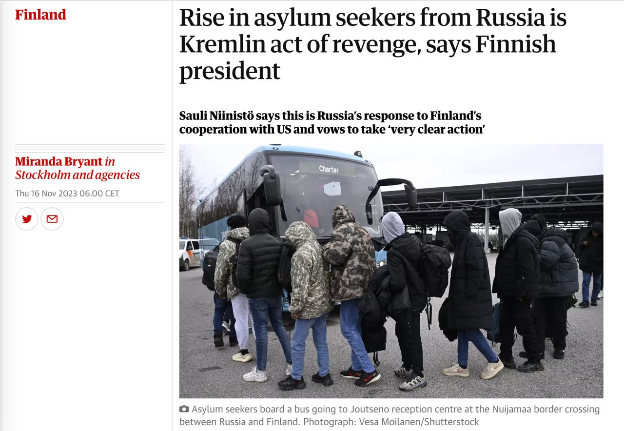 В Финляндию со стороны РФ хлынули десятки мигрантов из третьих стран