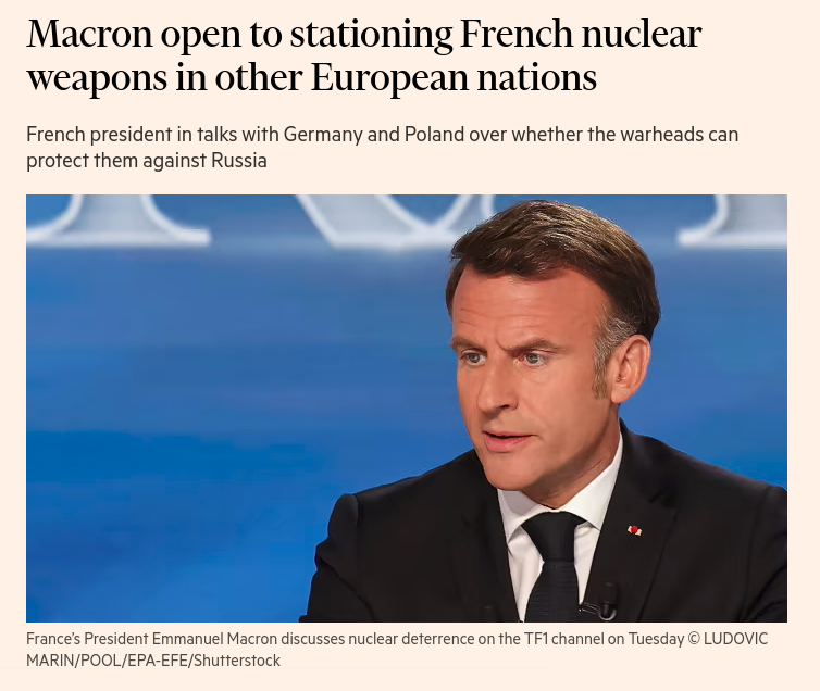 Знімок заголовка на ft.com