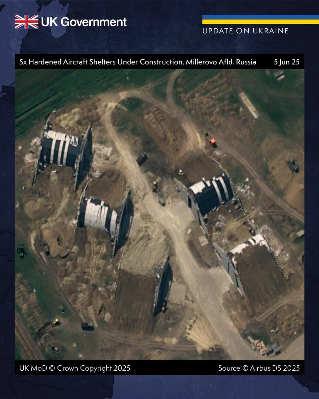 Спутниковый снимок. Источник - mod.uk