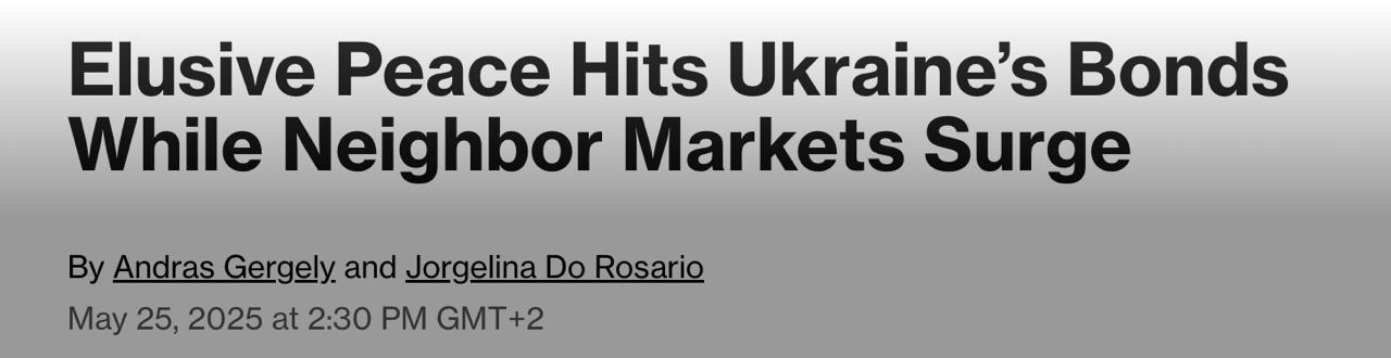 Снимок заголовка на bloomberg.com