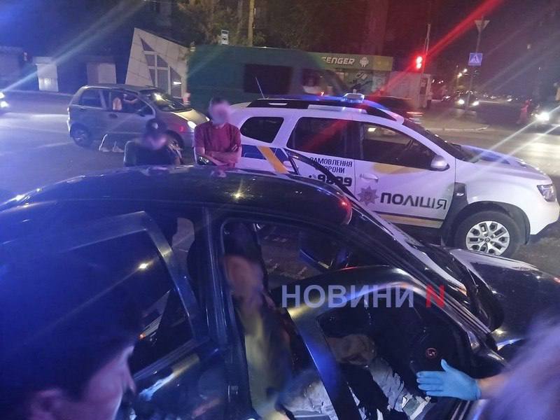 Фото поліції із затриманим на місці вбивства. Джерело – Телеграм