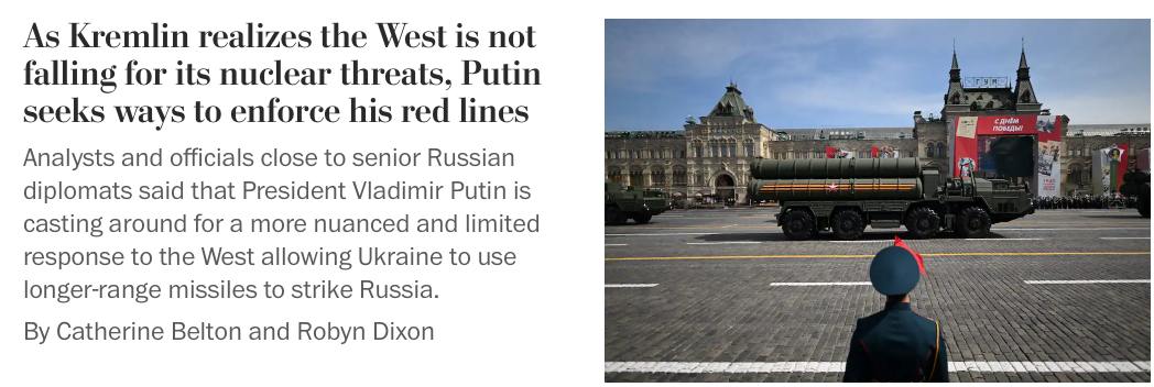 Знімок заголовка у Washington Post