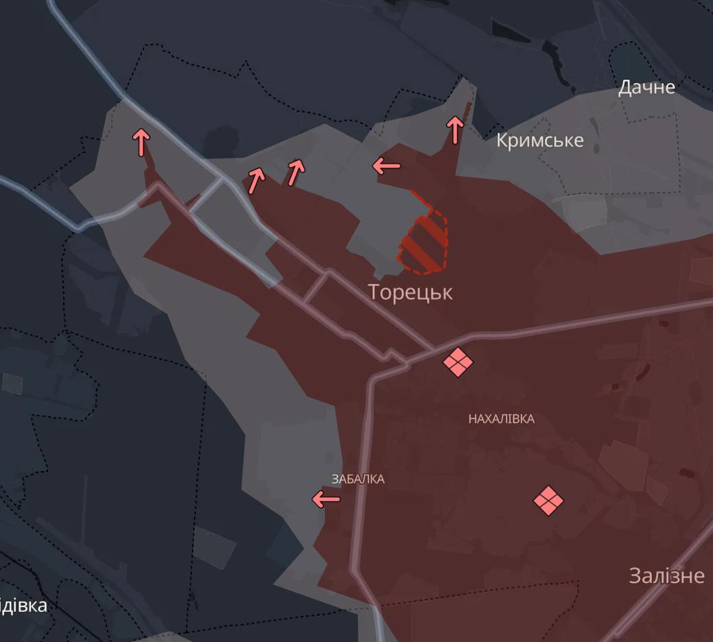 Карта боевых действий. Источник - Телеграм