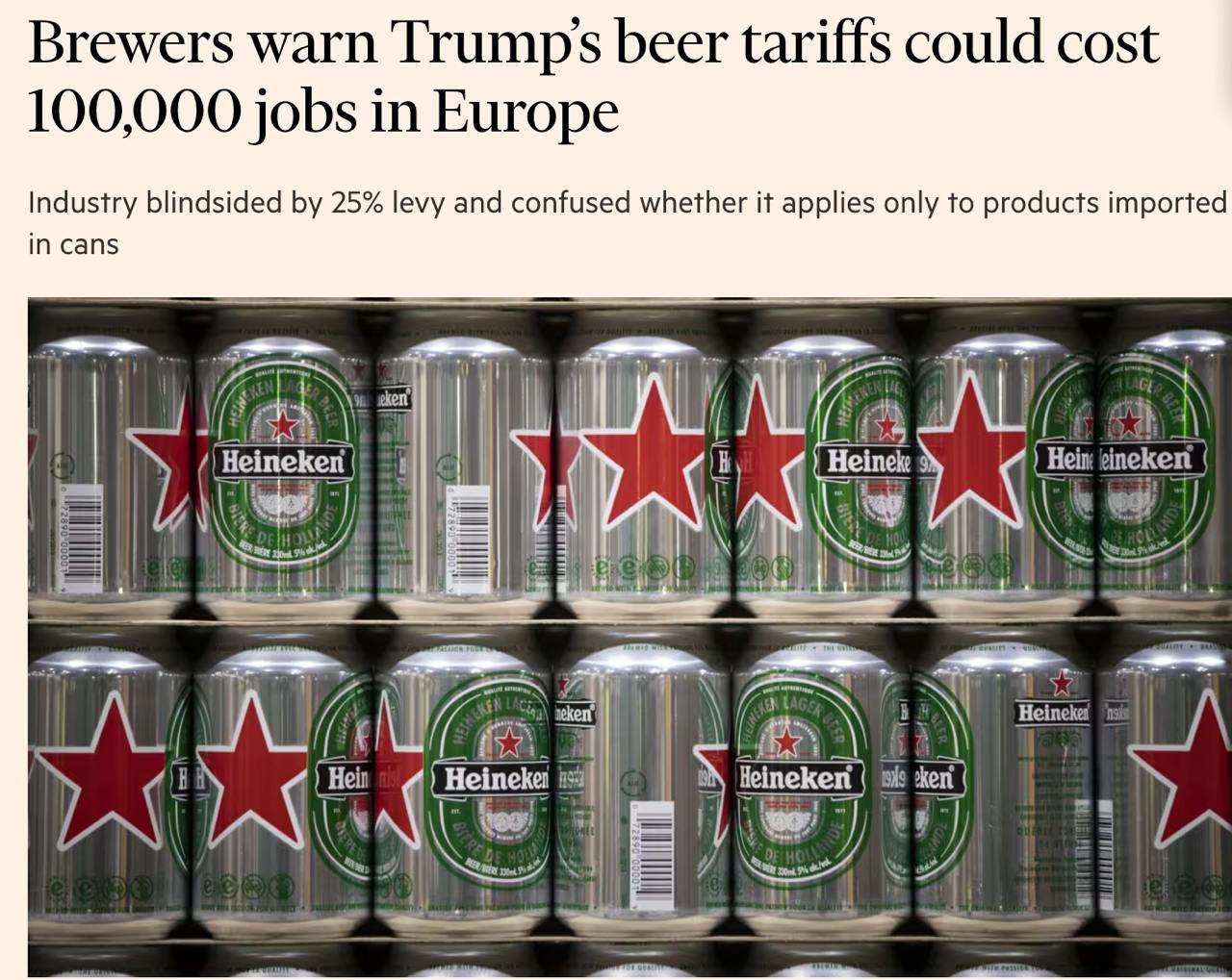 Снимок заголовка на ft.com