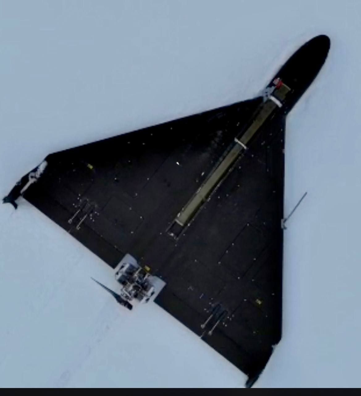 Фото дрона с установленным переносным ЗРК. Источник - Телеграм